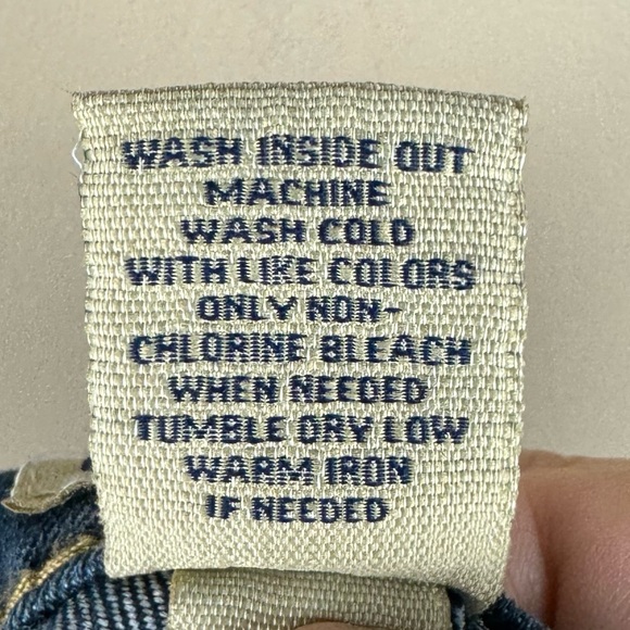 Earl Jeans Dark Blue Button Denim Y2K Mini Skirt with Pockets Plus Size 14 - Picture 8 of 9